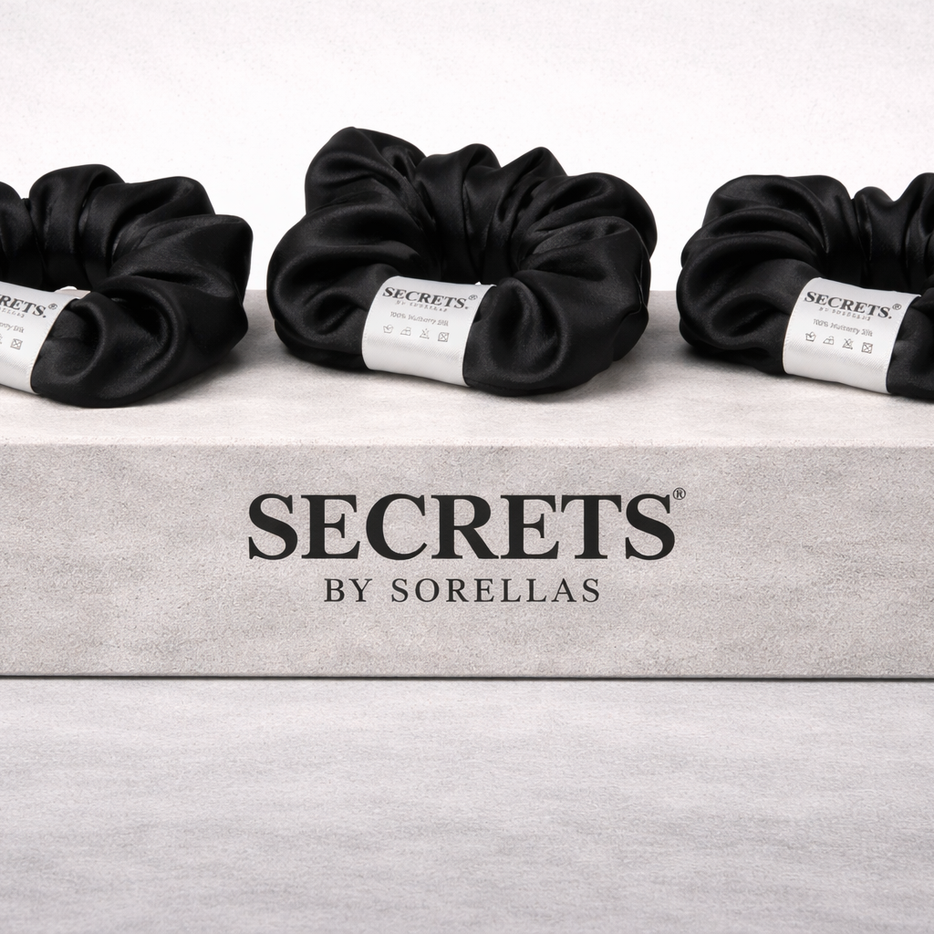Secrets by Sorellas® 100% Mulberry Silk Scrunchie
